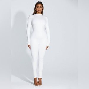 Naked Wardrobe per-suede me more jumpsuit - Medium